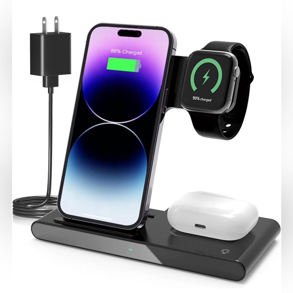 3 in 1 wireless charging stand